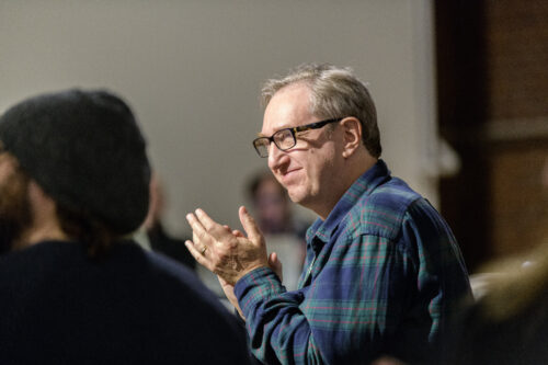 Side profile of MFA in Music Composition faculty member Rick Baitz