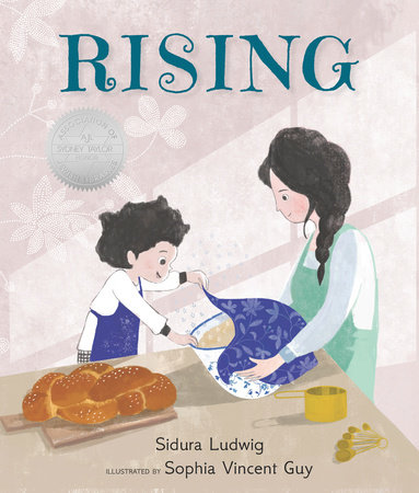 Cover of Rising written by Sidura Ludwig and illustrated by Sophia Vincent Guy