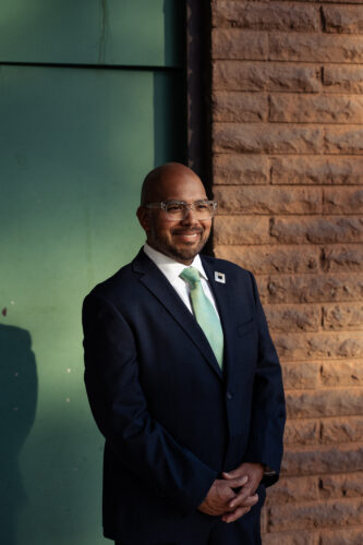 Headshot of Andrew Ramsammy, VCFA President 