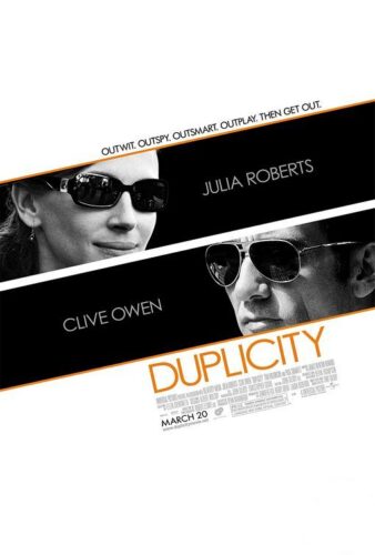 Film poster for Duplicity, Joshua Johnson's first big VFX project