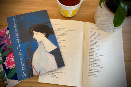 Photo of Rebecca Jamieson's chapbook, THE BODY OF ALL THINGS.