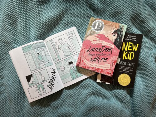 Three popular young adult graphic novels that are useful when learning how to write a graphic novel.