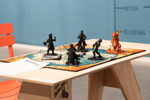 Dungeons and Dragons gaming table by Jewell Melisa Morton