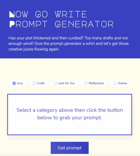 Photo of Jamie Li' prompt generator, Now Go Write